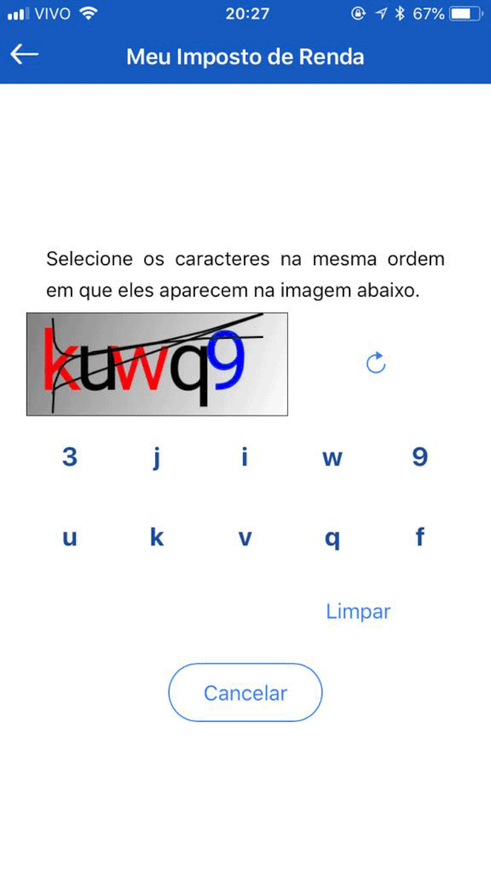 Captcha — Foto: Reprodução