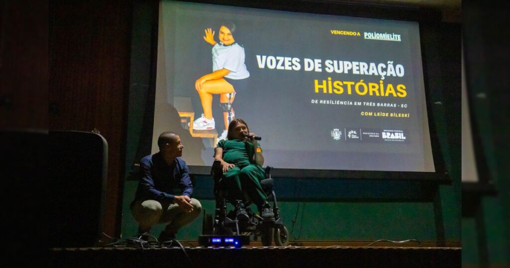 “Vozes de Superação”: documentário conta a história de Leide Bileski e destaca a importância da vacinação contra a poliomielite