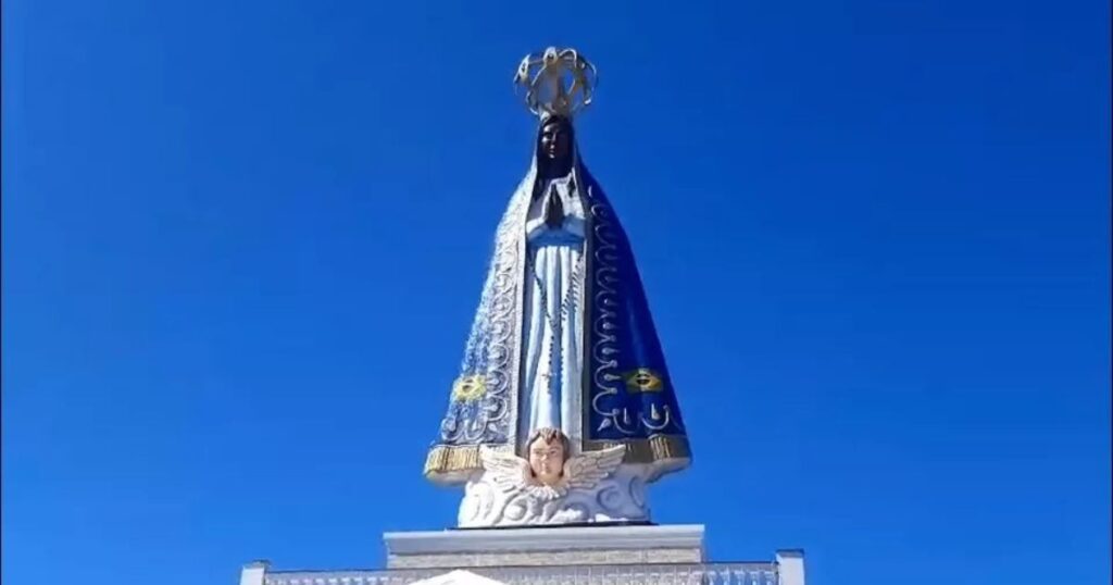 Escultura de Nossa Senhora Aparecida de 19 metros é inaugurada em cidade do PR