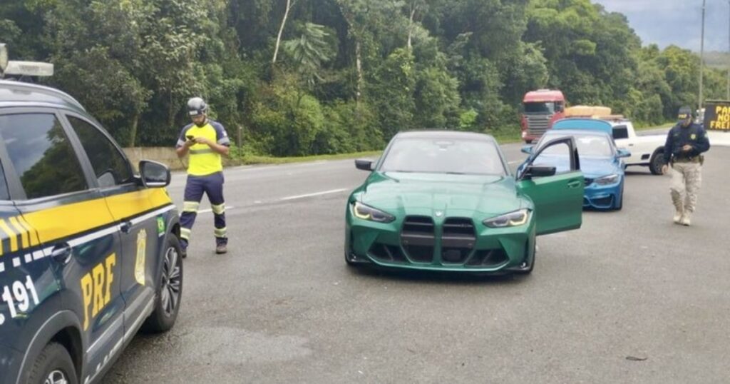 VÍDEO: PRF flagra motoristas de BMWs realizando manobras perigosas