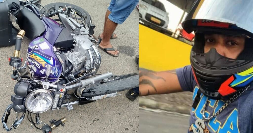 Motociclista Cubano morre em grave acidente em Irati