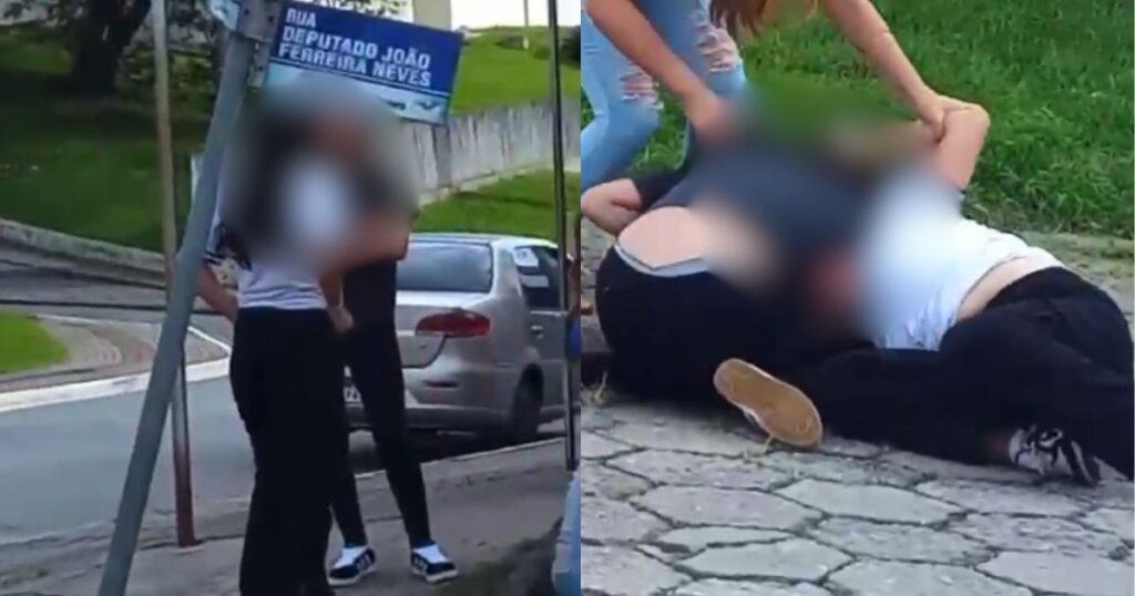 Vídeo registra briga entre adolescentes em São João do Triunfo; assista