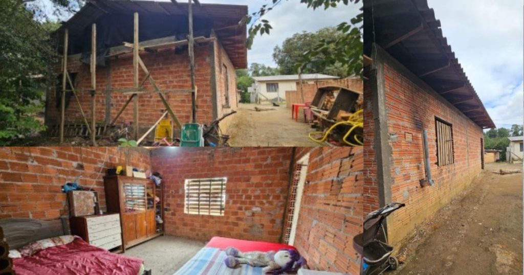 Projeto Casa Família lança nova campanha para concluir moradia de família em situação vulnerável em São Mateus do Sul