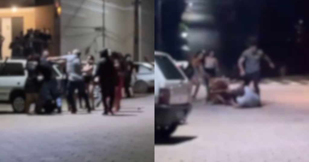 Eita! Vídeos registram briga após balada durante o final de semana de Páscoa em São João do Triunfo; assista