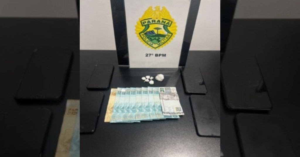 Mulher é presa por tráfico de drogas no centro de São Mateus do Sul