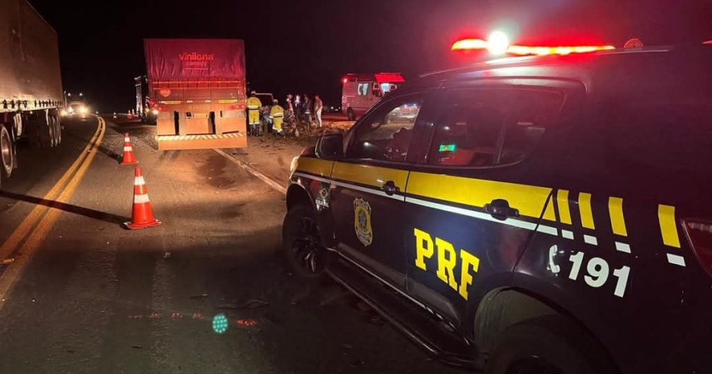 Homem fica em estado grave em acidente com três veículos na BR-373 em Prudentópolis