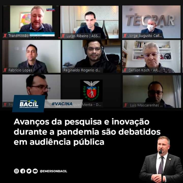 Avanços da pesquisa e inovação durante a pandemia são debatidos em audiência pública