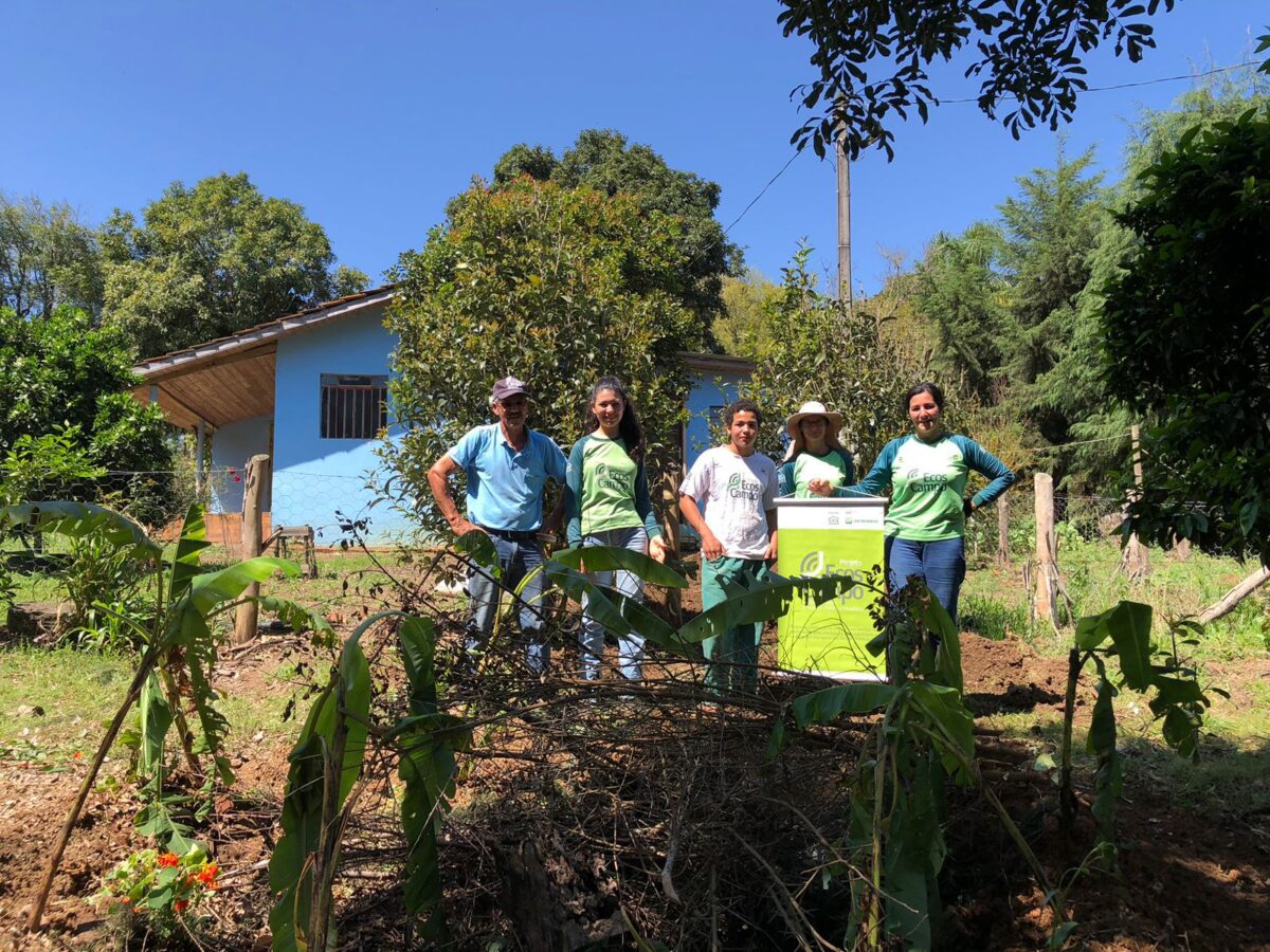 Projeto Ecos do Campo: Casa Familiar Rural e Petrobras promovem ação ambiental em propriedades de São Mateus do Sul