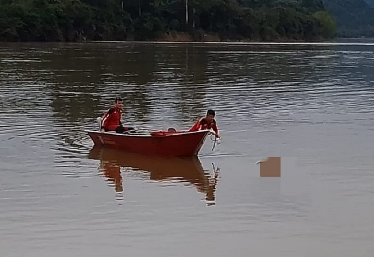 Corpo localizado no rio Iguaçu em União da Vitória pode ser de homem desaparecido