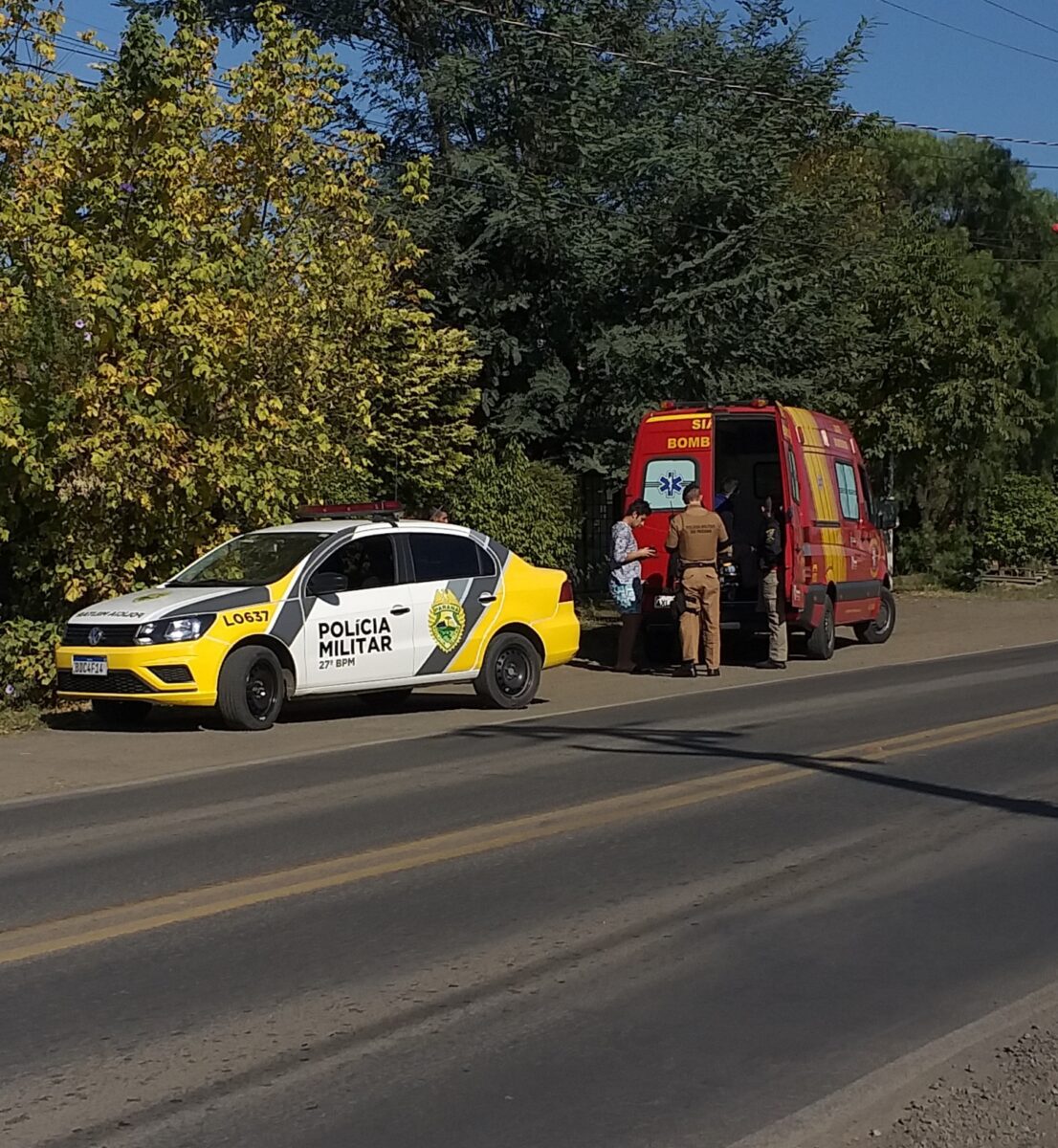 Tentativa de roubo e agressão em São Mateus do Sul
