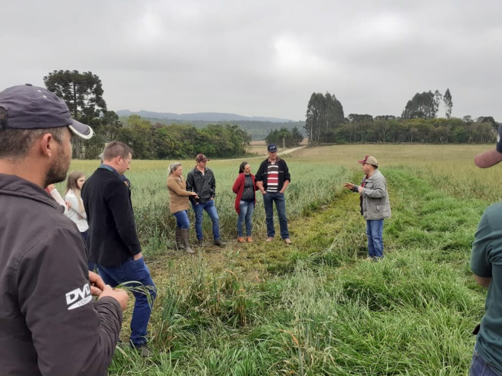 Rio Azul organiza atividade técnica, com produtores de leite, abordando a silagem