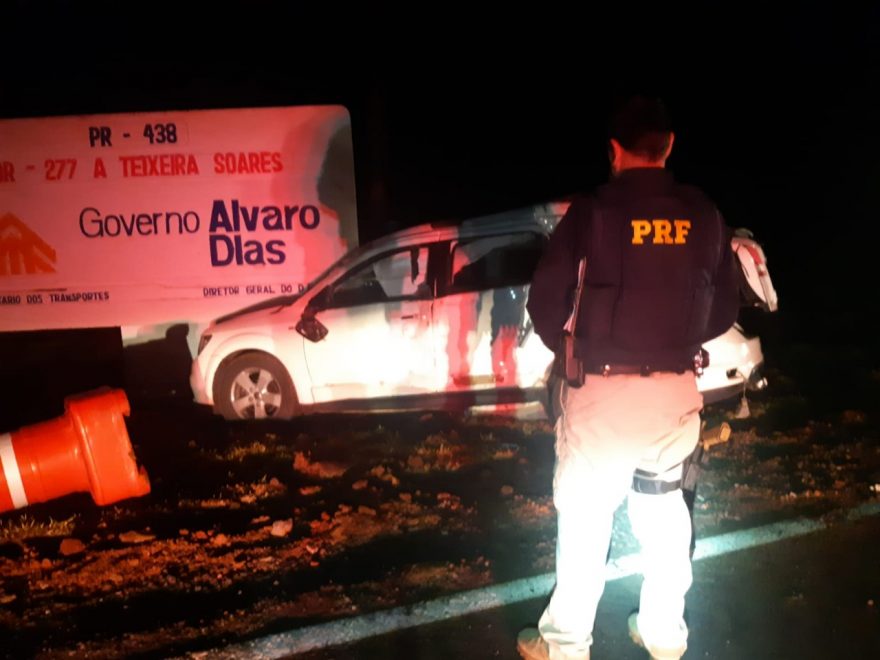 Jovem morre e outros cinco ficam feridos após grave acidente na BR-277