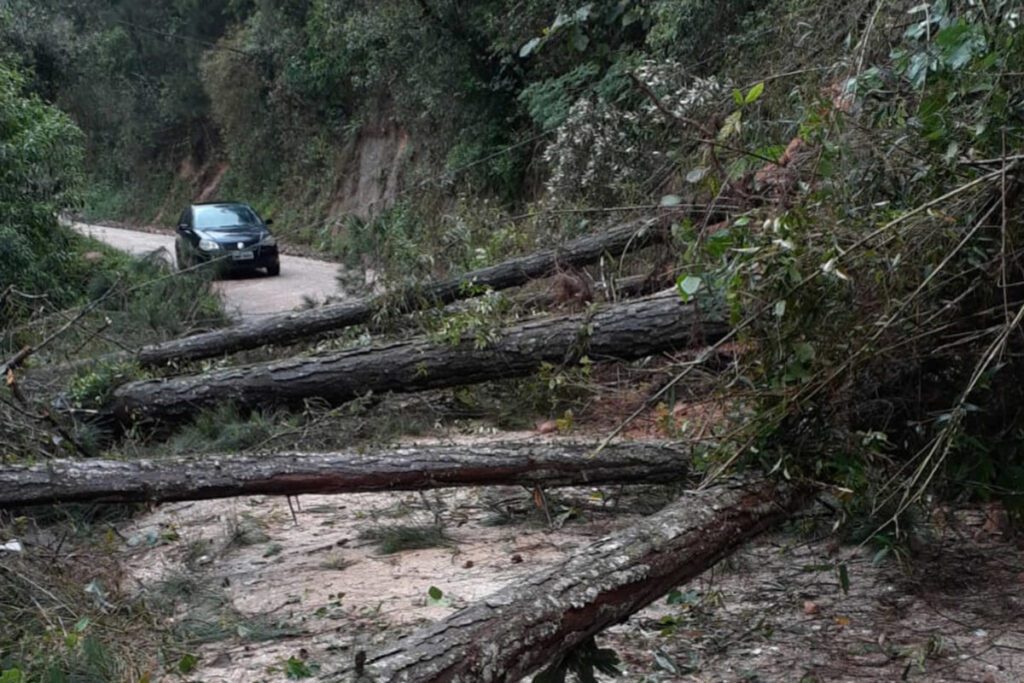 Veja quais são os trechos de rodovias bloqueados total ou parcialmente devido às chuvas