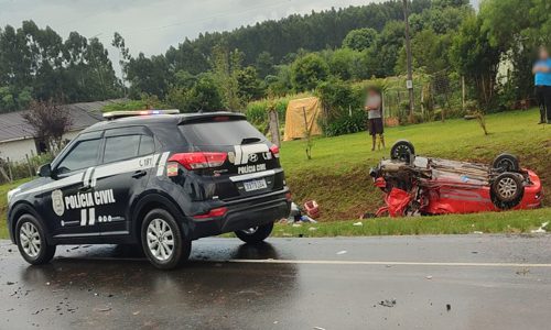 Grave acidente na BR-280 deixa três mortos e um em estado grave