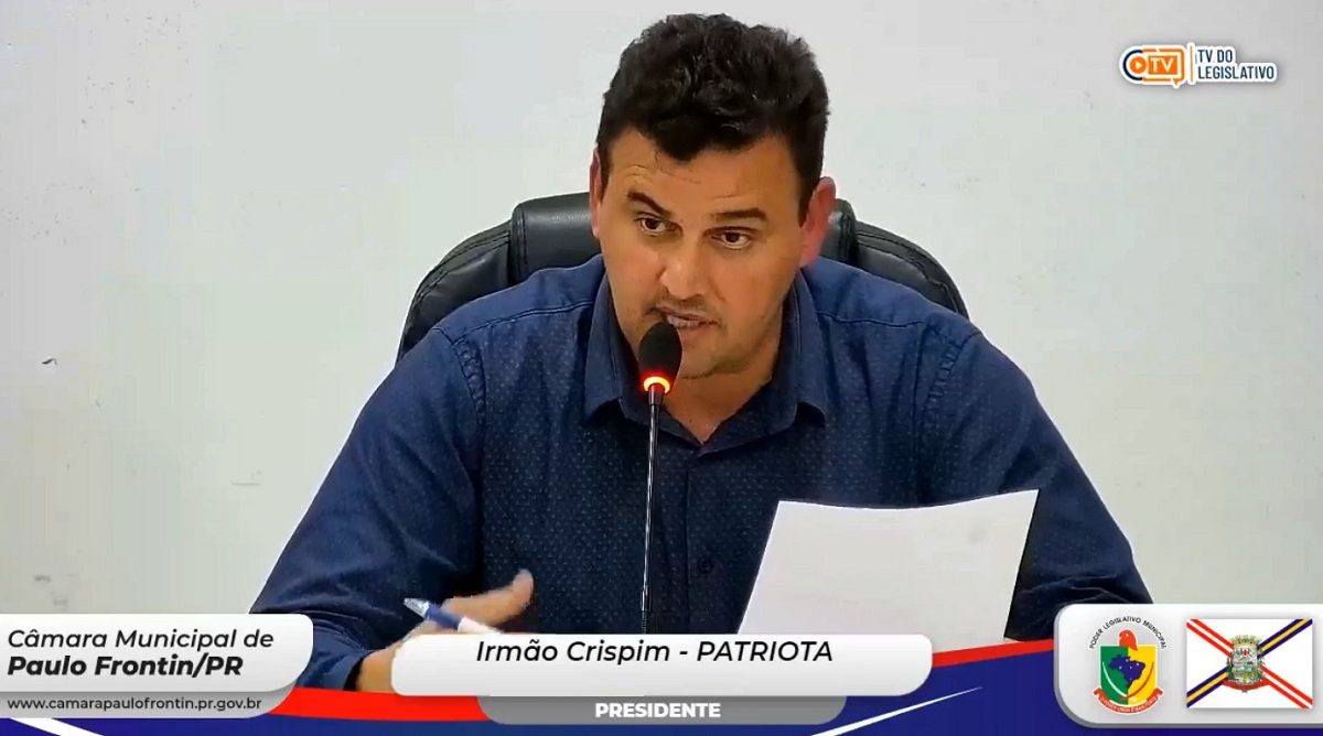 Presidente da Câmara de Paulo Frontin comanda discussão sobre segurança nas escolas