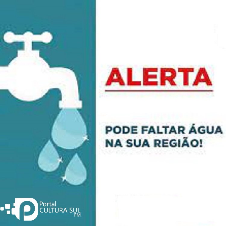 Aviso: Sanepar informa que pode haver falta de água nessa quinta-feira (10), em São João do Triunfo