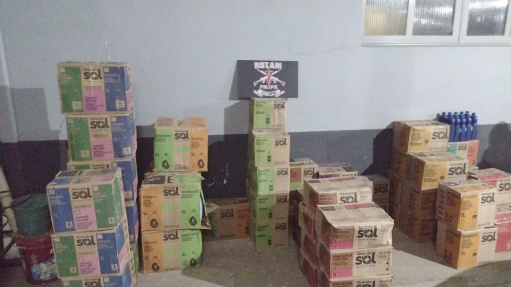 Após denúncia, polícia recupera mais produtos de limpeza relacionados a roubo em Garuva (SC)