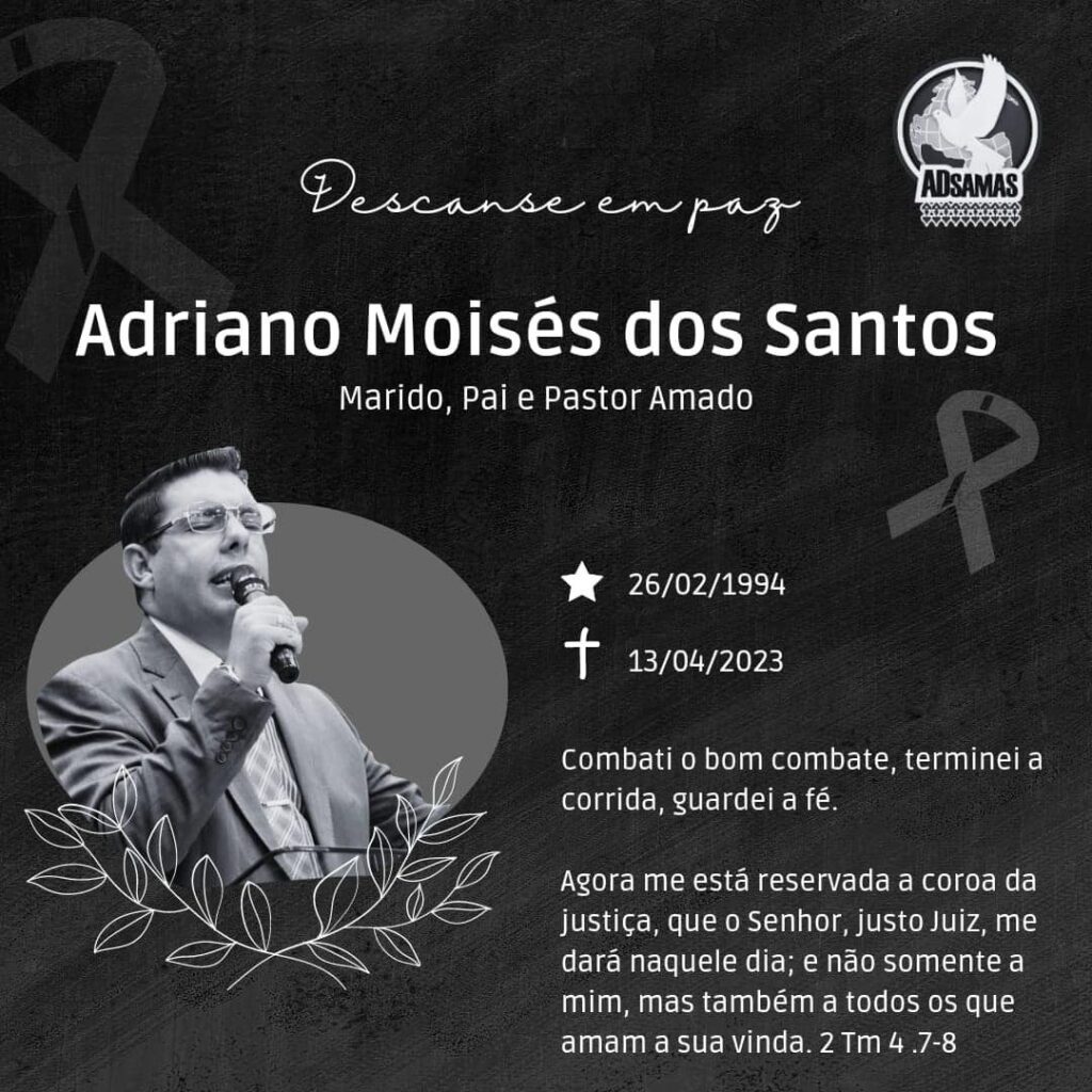 Morre Adriano, uma das vítimas do acidente no interior de São Mateus do Sul que estava internada
