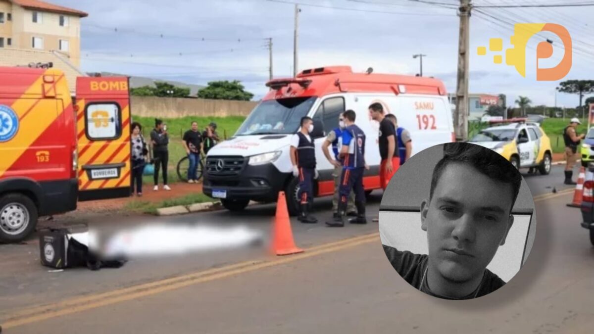 Jovem de 20 anos morre em grave acidente em Ponta Grossa