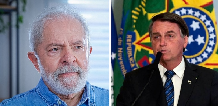 Lula 38,9% e Bolsonaro 30,9% aponta pesquisa de intenções de voto para Presidência