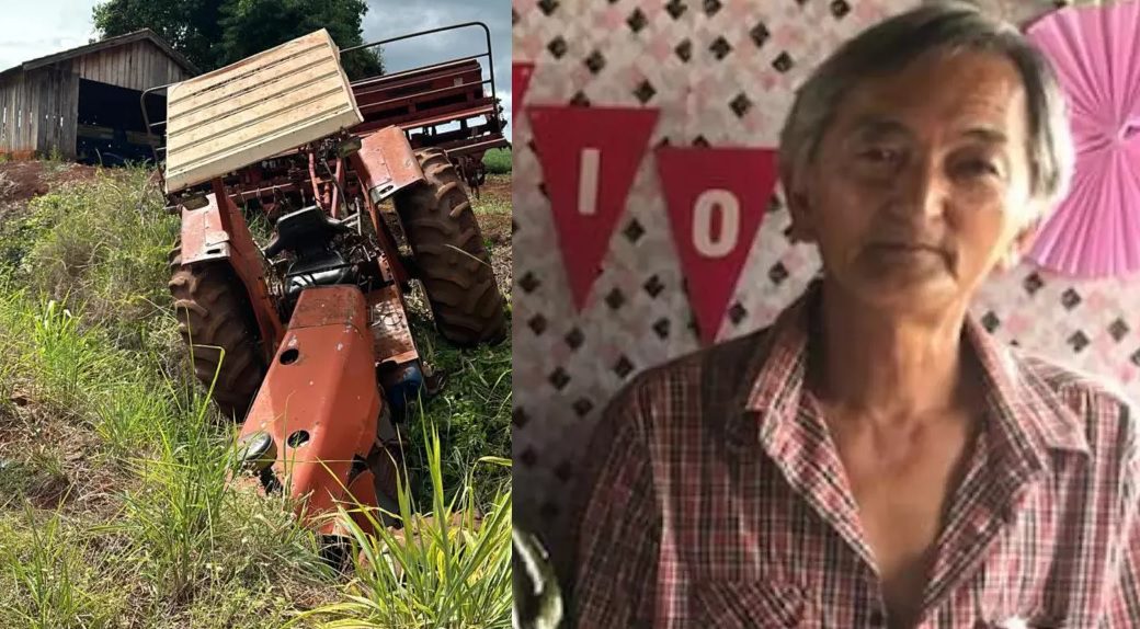 Homem morre ao ser atropelado por máquina agrícola durante trabalho no PR