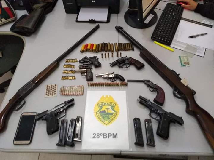 PM prende três prende três homens envolvidos com comércio ilegal de armas em Palmeira