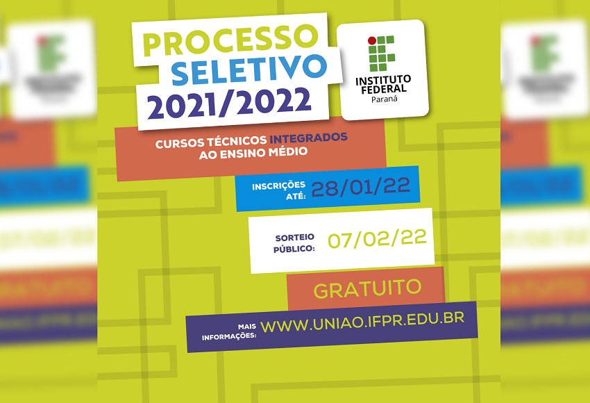 Escola Federal está com inscrição para Ensino Técnico integrado ao Médio e gratuito