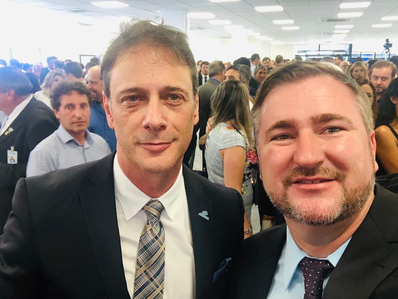 Emerson Bacil prestigia posse do novo presidente da Sanepar