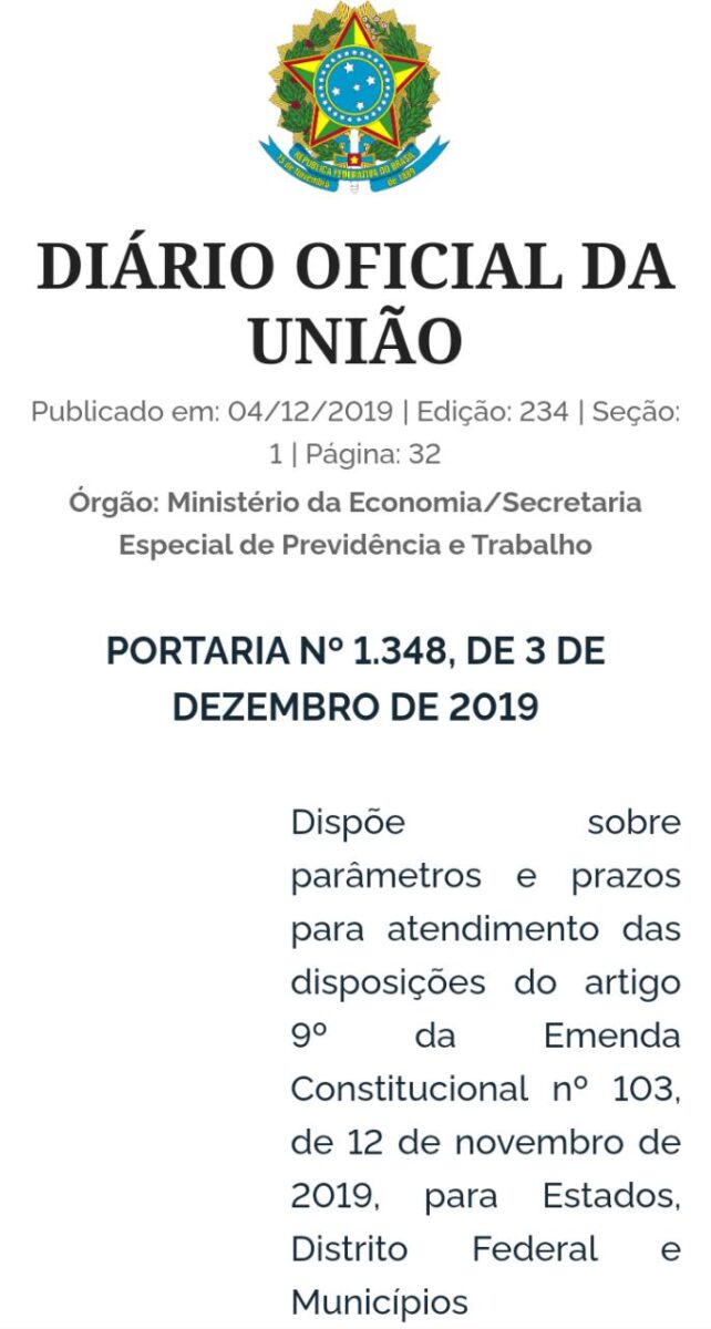 Paraná aprova PEC da Previdência  com determinação de Portaria. Do contrário deixaria estado irregular