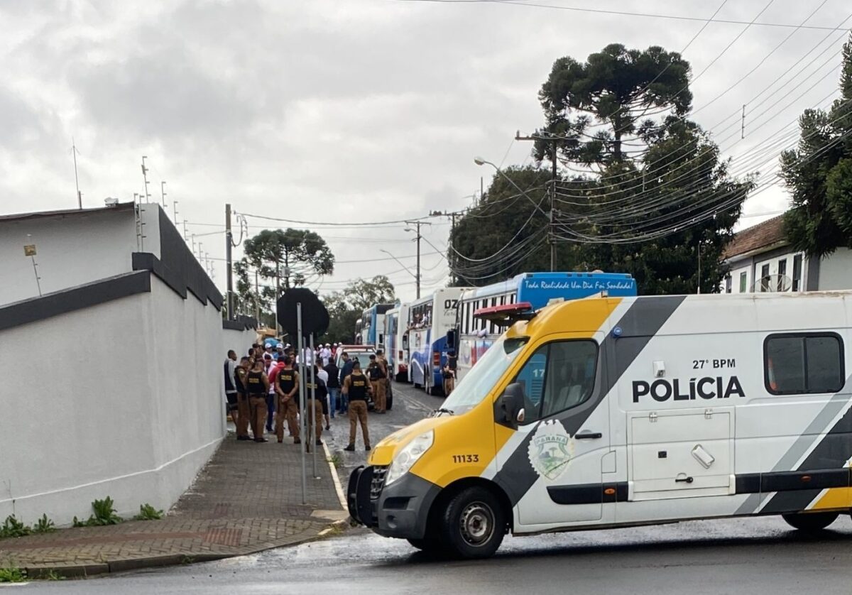 Confronto entre torcedores é registrado no jogo da 2ª divisão em União da Vitória