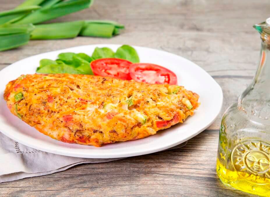 Omelete de legumes