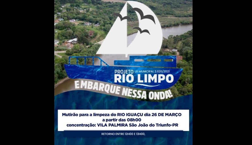 2ª etapa do projeto ‘Rio Limpo’ acontece em São João do Triunfo dia 26 de Março