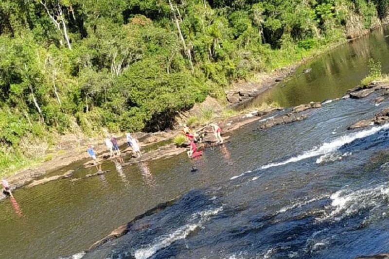 Jovem se afoga em cachoeira de União da Vitória, na divisa com  município de Cruz Machado