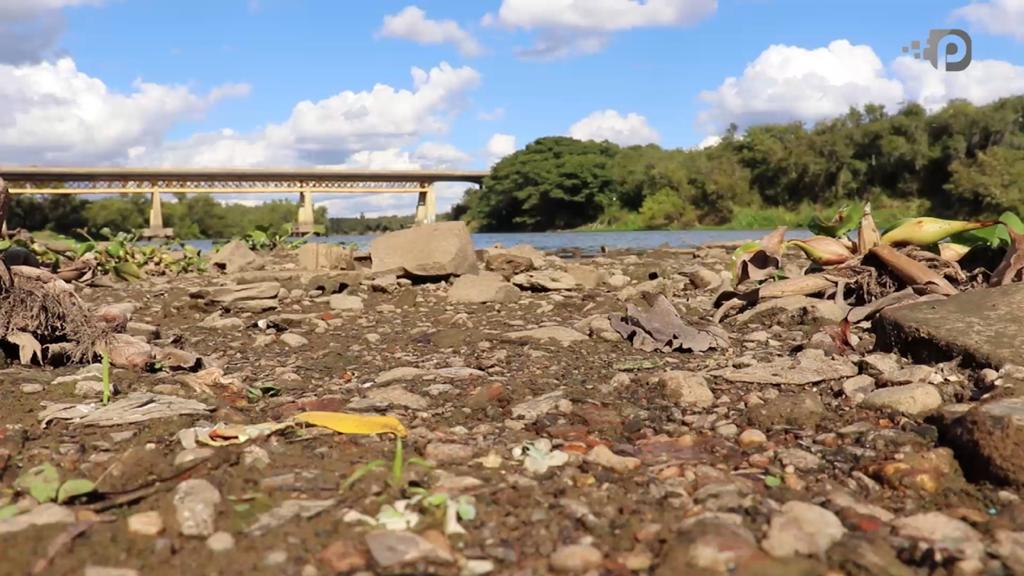 Gravidade da seca no rio Iguaçu