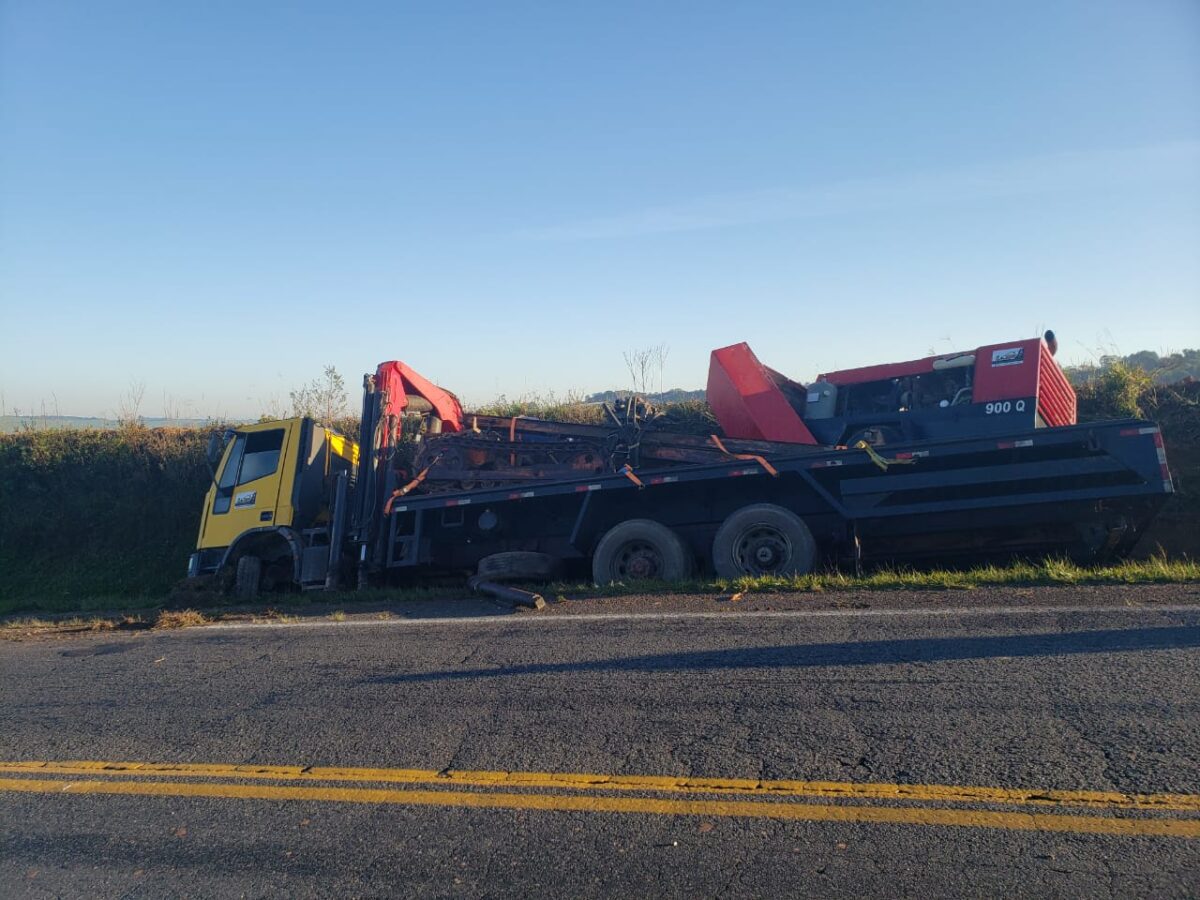 Acidente na PR 151 em Palmeira na manhã de hoje