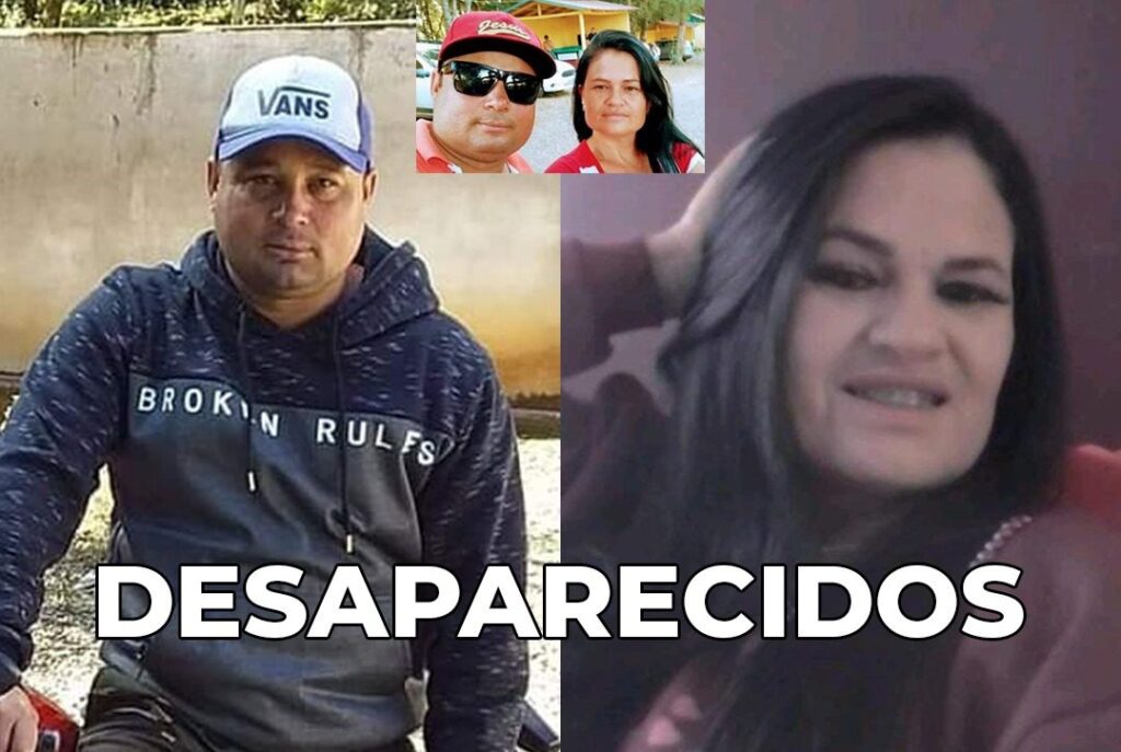 Famílias pedem ajuda para encontrar casal desaparecido