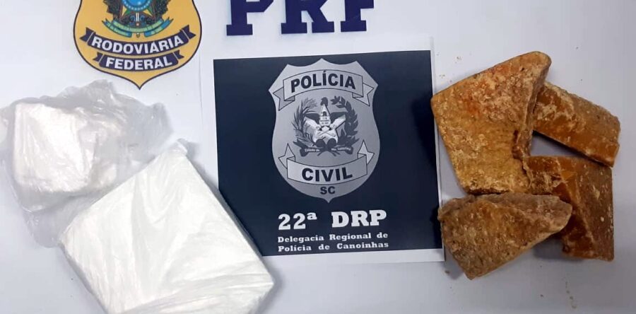 Polícia prende motorista que transportava drogas para São Mateus do Sul