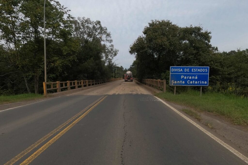 Rodovia entre São Mateus do Sul e Três Barras permanece interditada