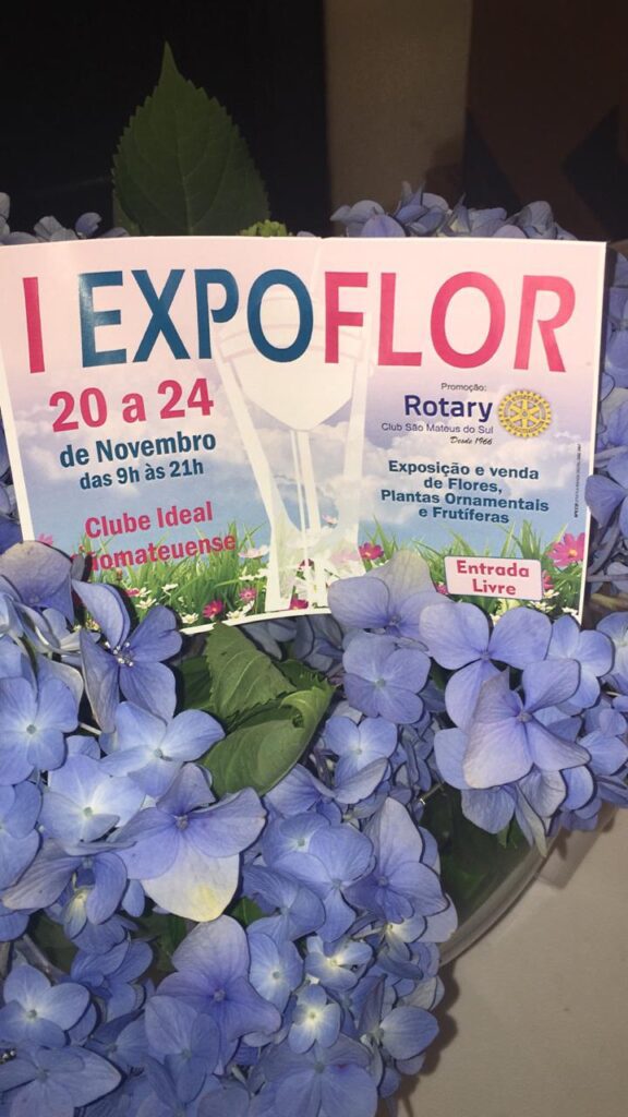 Rotary Club São Mateus do Sul promove 1ª Expoflor no Clube Ideal Sãomateuense