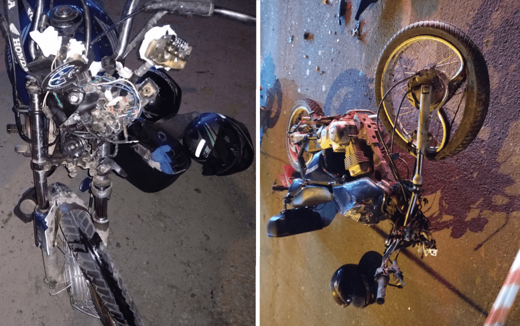 Acidente entre duas motos, uma delas conduzida por adolescente, mata homem de 53 anos