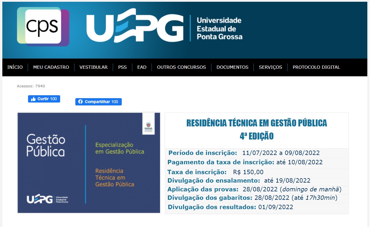 UEPG abre inscrições para mais de 550 vagas de residência técnica com bolsa mensal