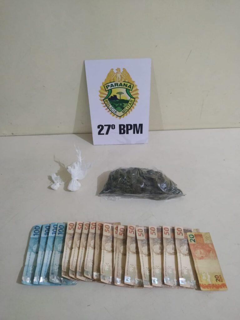 ROTAM faz mais uma apreensão de drogas nesta quinta feira