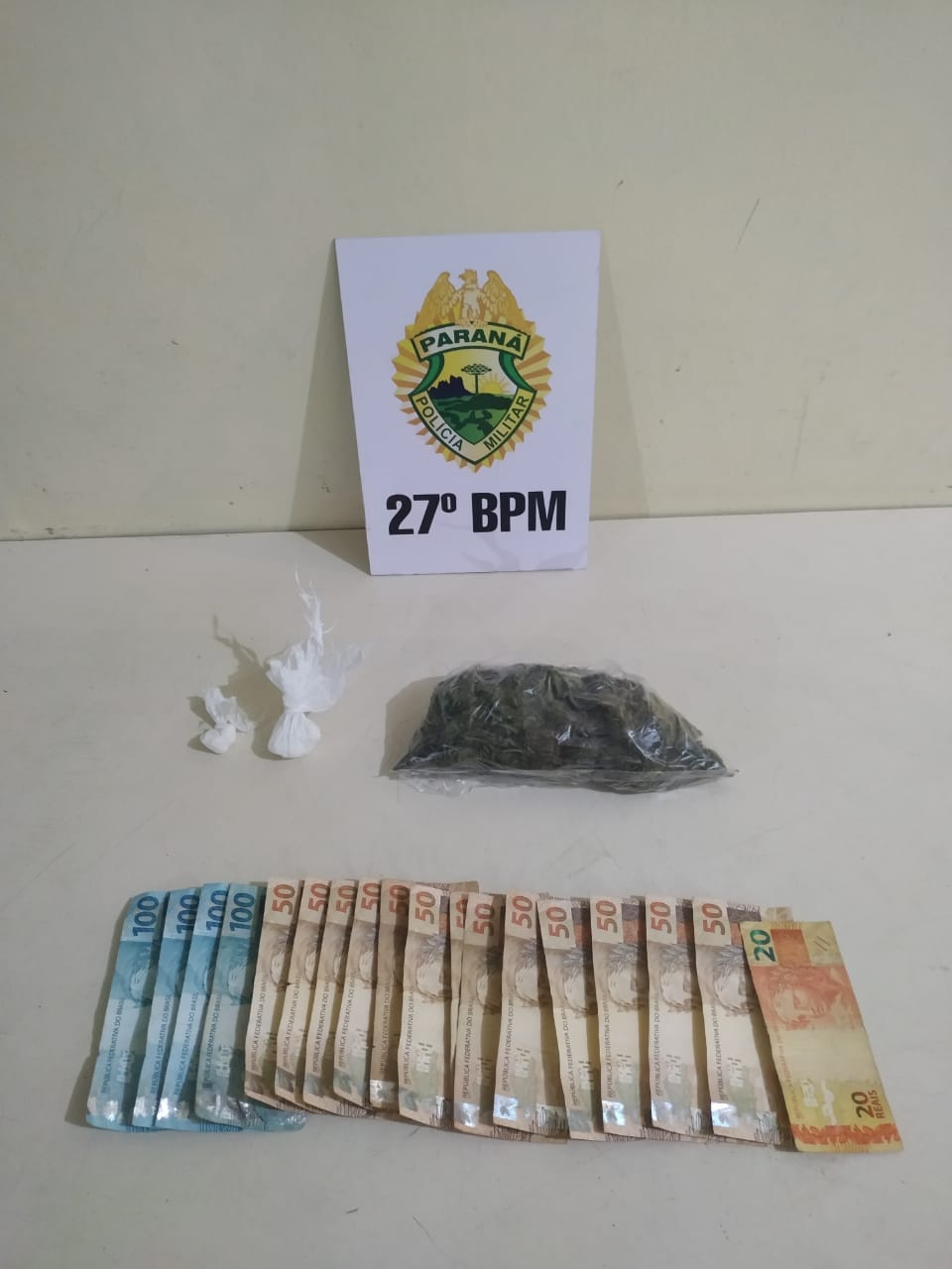 ROTAM faz mais uma apreensão de drogas nesta quinta feira