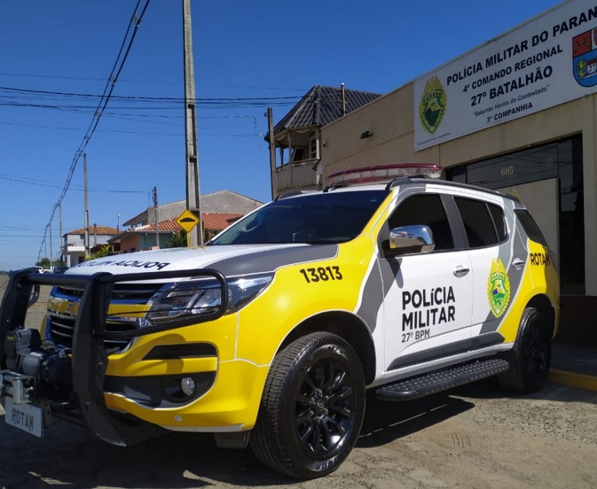 PM atende ocorrências de violência doméstica e de descumprimento de medida protetiva, em São Mateus do Sul