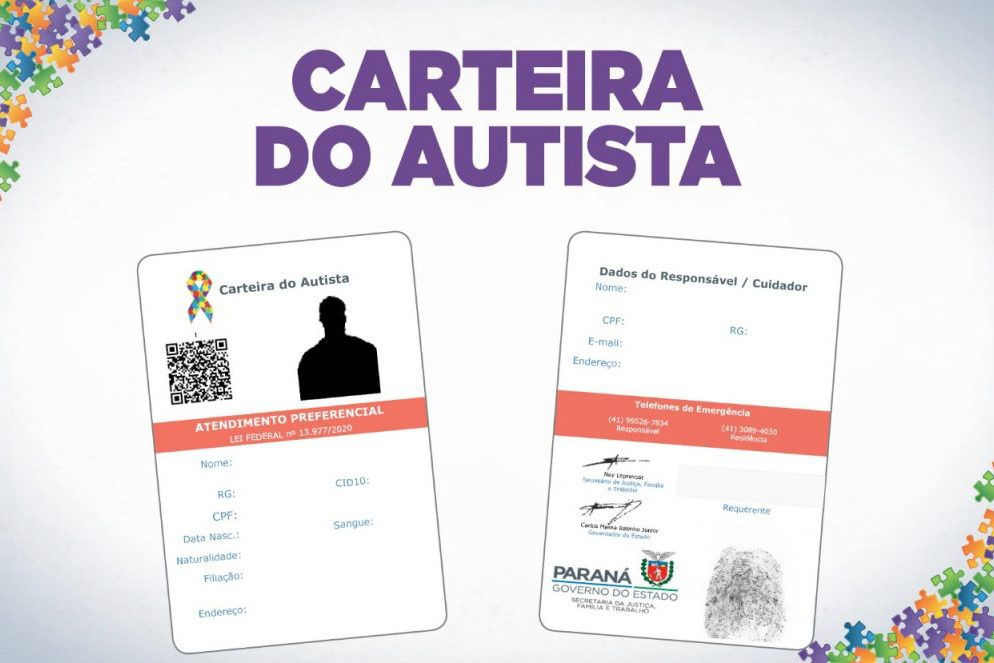 Atenção: carteirinha do autista é disponibilizada na APAE de São Mateus do Sul