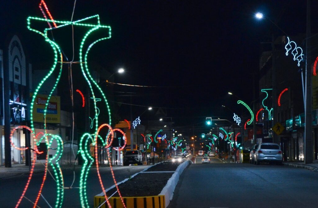 Mais de 300 mil reais foram gastos na decoração de Natal 2021 em São Mateus do Sul