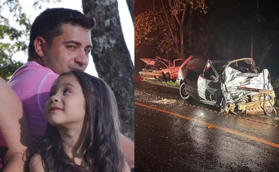 Pai e filha estão entre as vítimas de acidente que deixou quatro mortos em rodovia do Paraná