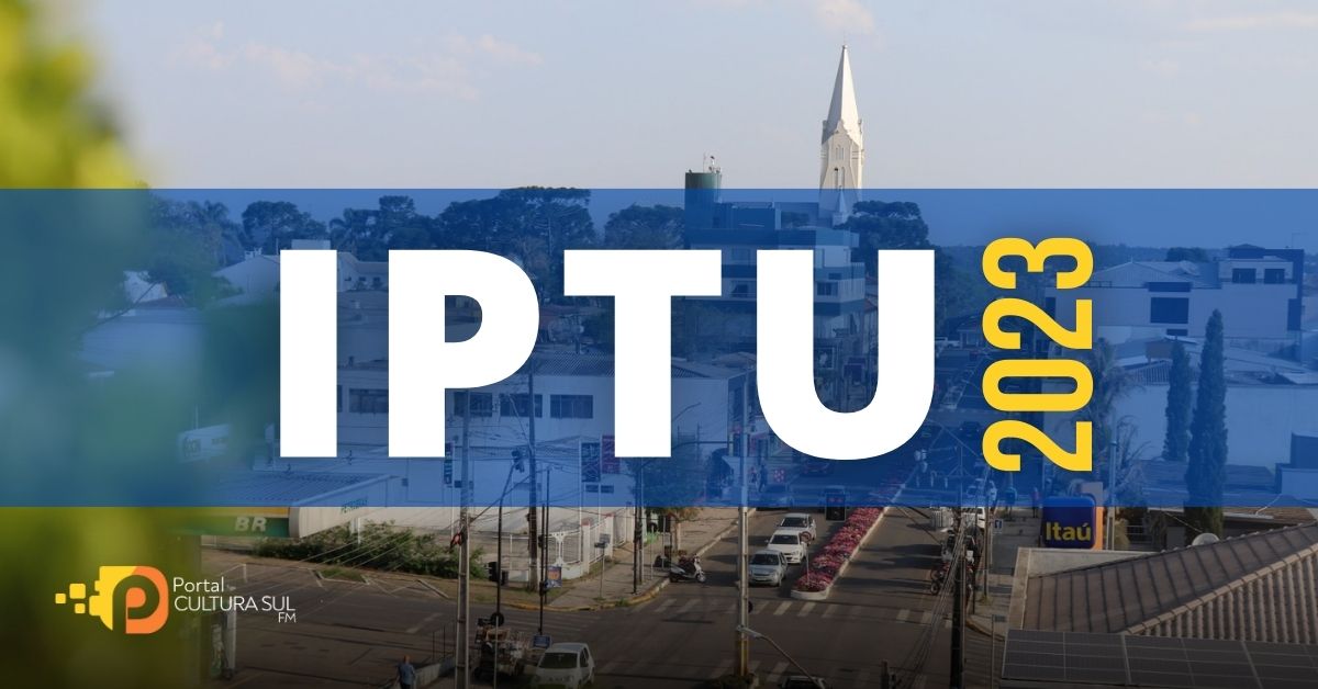 Pagamento à vista da desconto no IPTU 2023 em São Mateus do Sul