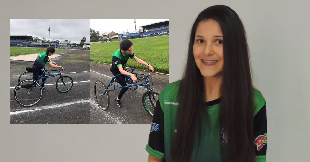 Solidariedade: atleta Aline Zamboni busca ajuda para realizar seus sonhos paralímpicos