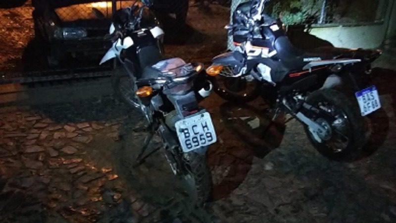 Motos furtadas em São João do Triunfo e Palmeira são recuperadas em Ponta Grossa